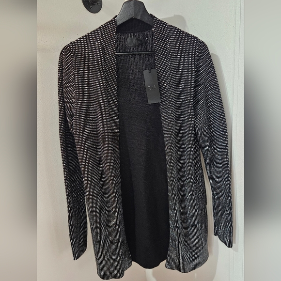 NWT RtA Silver Studded Cardigan